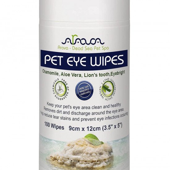 Arava pet eye wipes