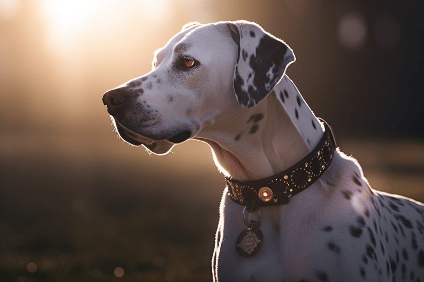 Dalmatier luxury dog collar